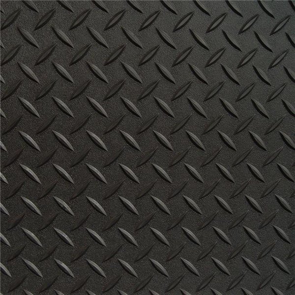 Diamond Deck Diamond Deck 84710 7.5 x 10 ft. Black Textured Floor Mat 84710